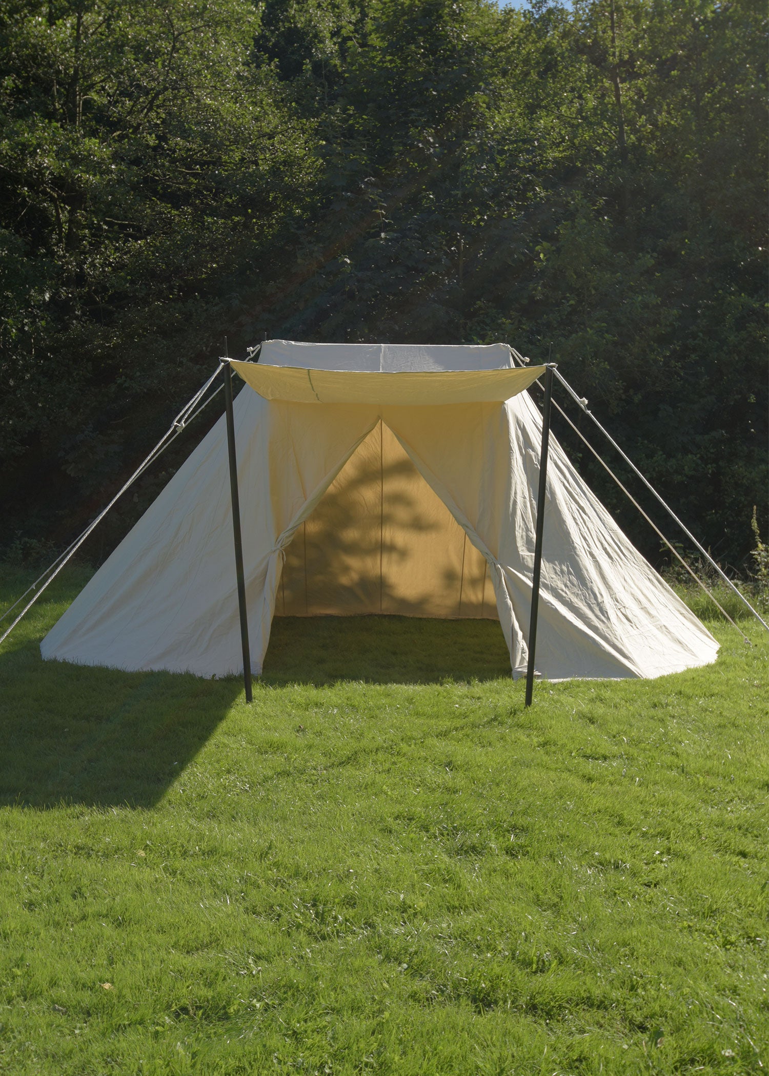 heerlager zelt Sachsenzelt Jorvik, 4 x 6 m, 425 gsm, naturfarben LARP Cosplay Heerlag – AnoriViking