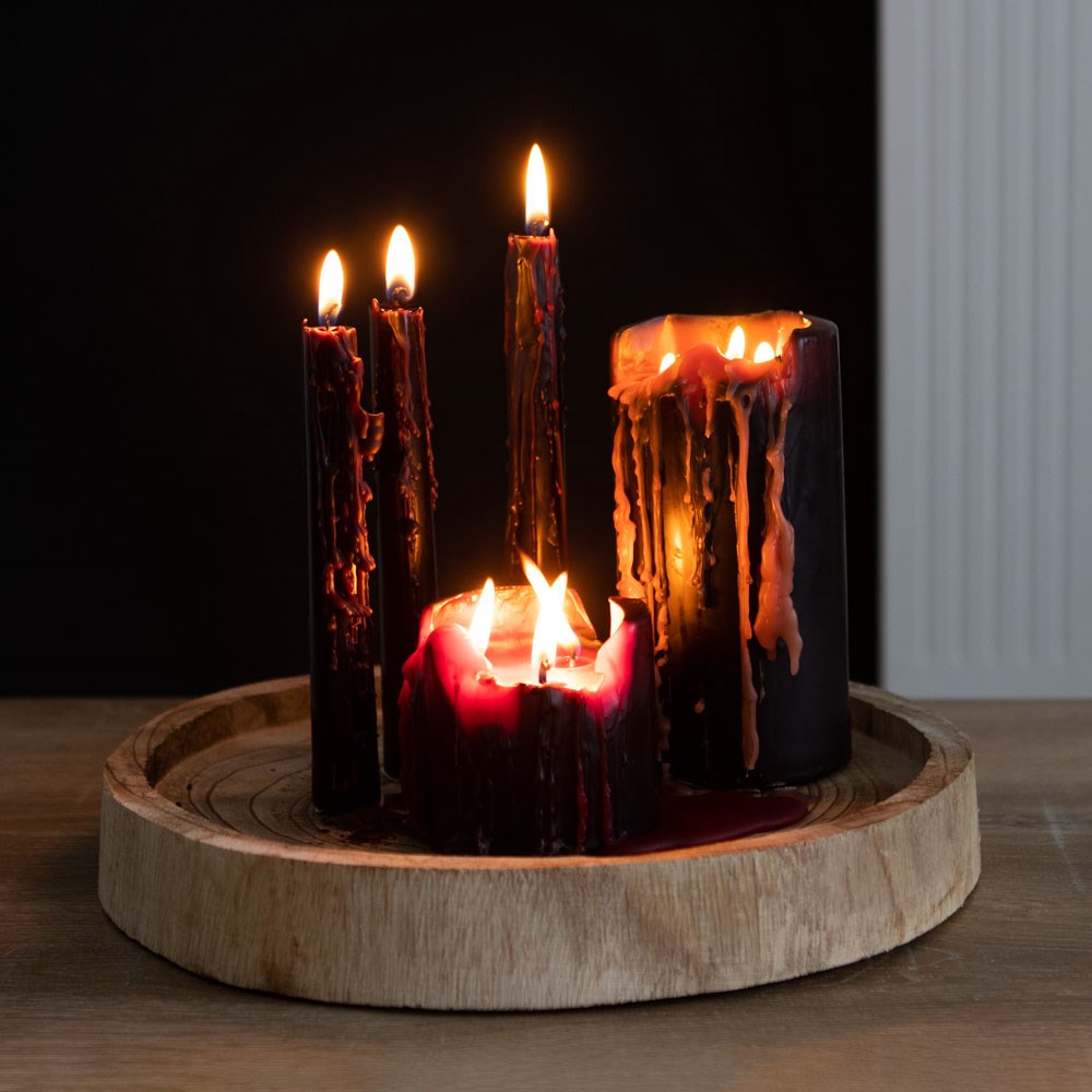 Vampirkerze Halloween blutende Kerze Gothik Stumpenkerze – AnoriViking