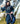 Wikinger Tunika "Snorri" mit Urnes-Stil Handstickerei Schwarz Cosplay LARP Mittelalter